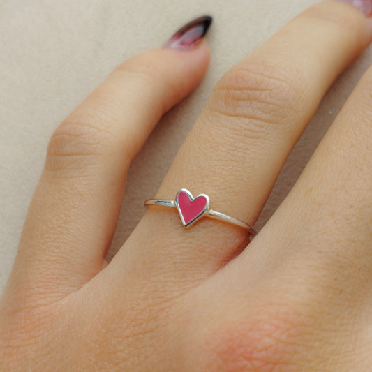 Anel Coração - A Bijuteria