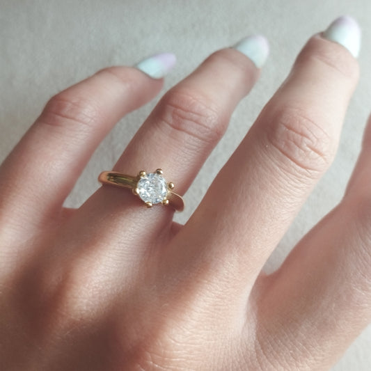 Anel Solitário AB54