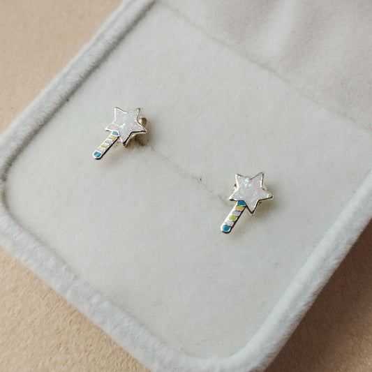 Brincos Varinha Branca