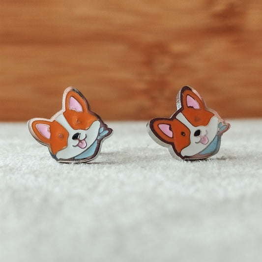 Brincos Shiba - A Bijuteria