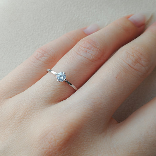 Anel de Noivado - Solitário SPG31 - A Bijuteria