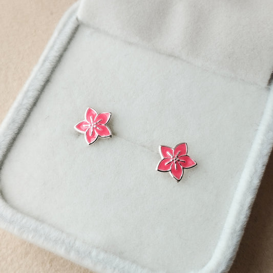 Brincos Flor Hawaii - A Bijuteria