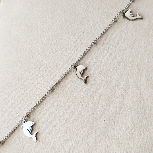 Tornozeleira Golfinhos - A Bijuteria