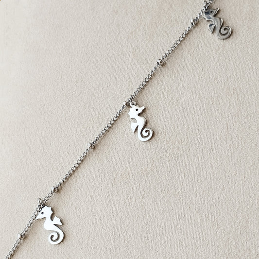 Tornozeleira Cavalo Marinho - A Bijuteria