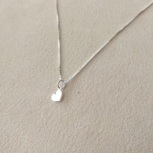 Colar Silver Heart - A Bijuteria