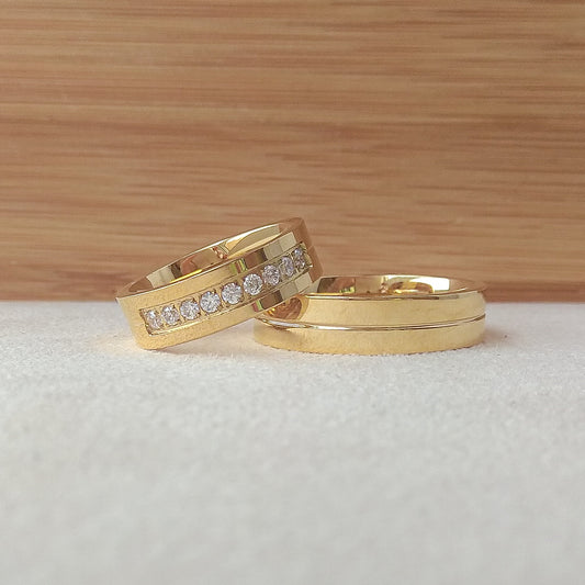 Aliança MRV030 - A Bijuteria