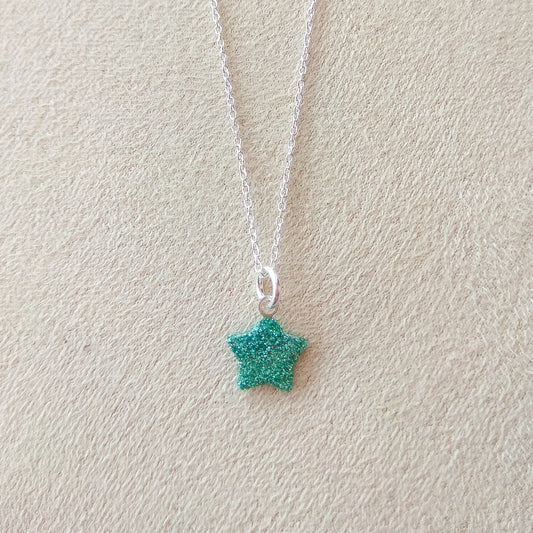 Colar Estrela Glitter - A Bijuteria