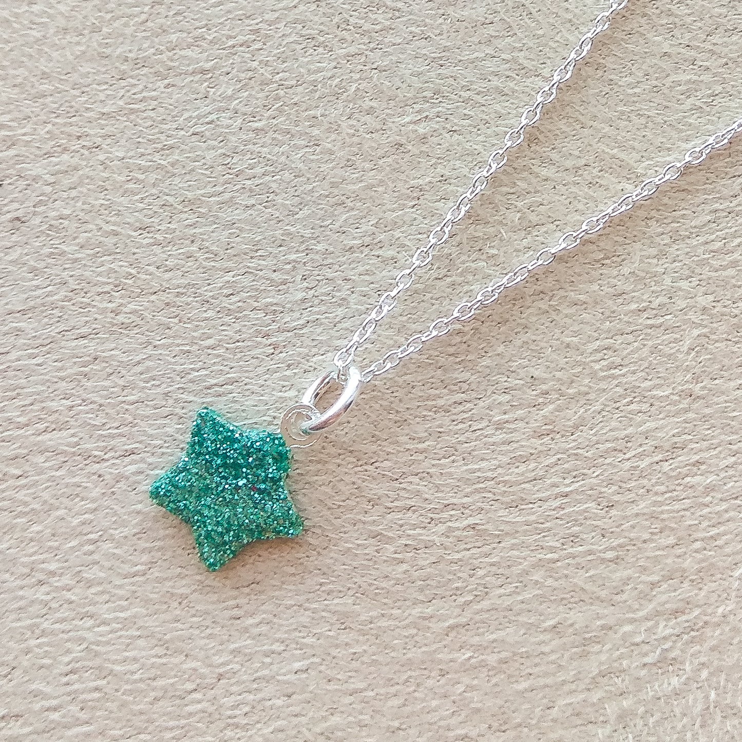 Colar Estrela Glitter - A Bijuteria