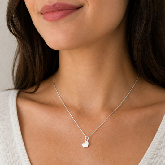 Colar Silver Heart - A Bijuteria